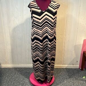 Ksl Division of Karin Stevens Maxi Dress, Size 1X